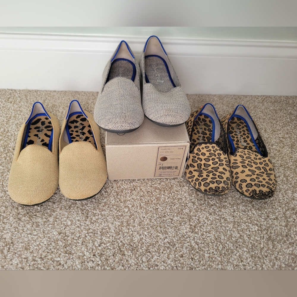 Girls Rothy’s Loafers Bundle - Size 2 + Bonus Pair!